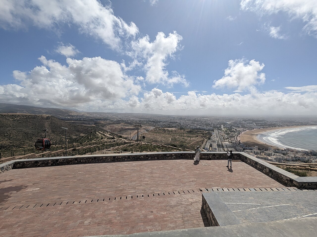Het strand van Founty in Agadir