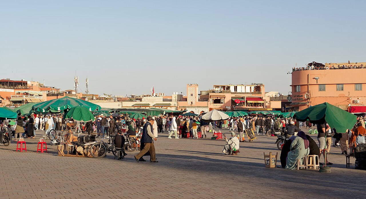De Koutoubia, het oriëntatiepunt vanuit Hivernage