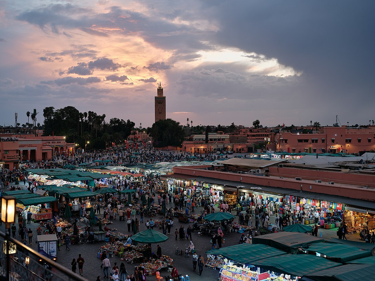 De medina bij het Bahia-paleis, waar de Angsana-riads staan