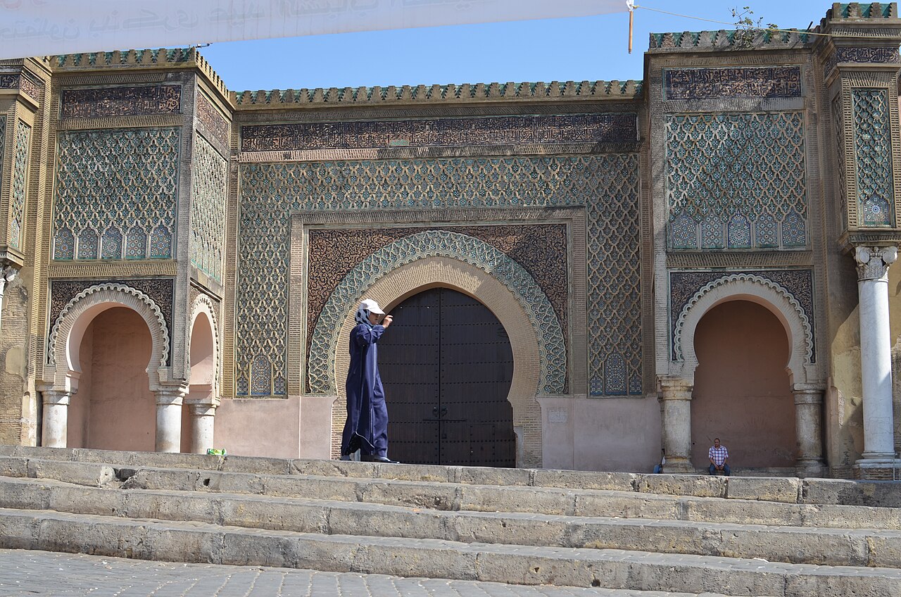 Bab Mansour in Meknes, het paleiskwartier van Riad Zidania