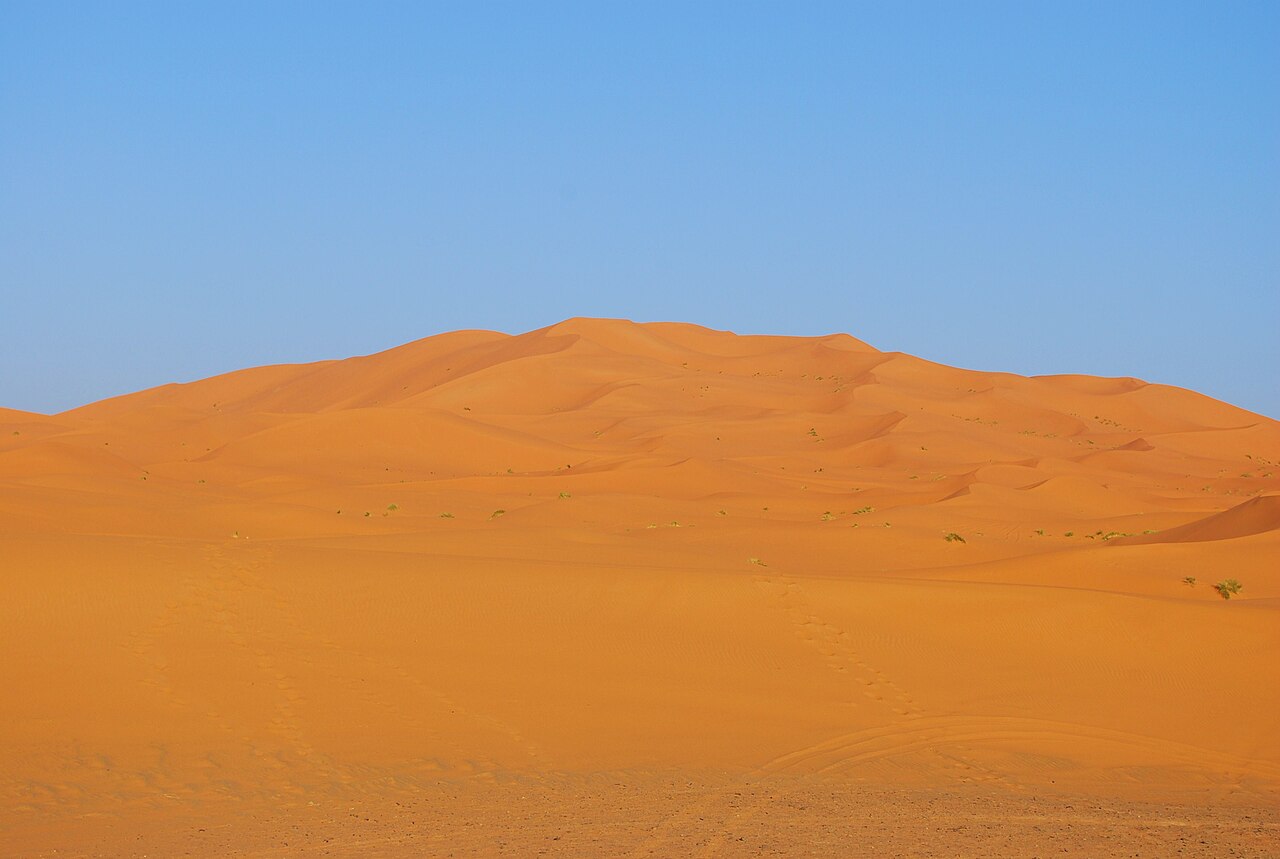 Erg Chebbi, de duinen waar Kasbah Mohayut tegenaan ligt