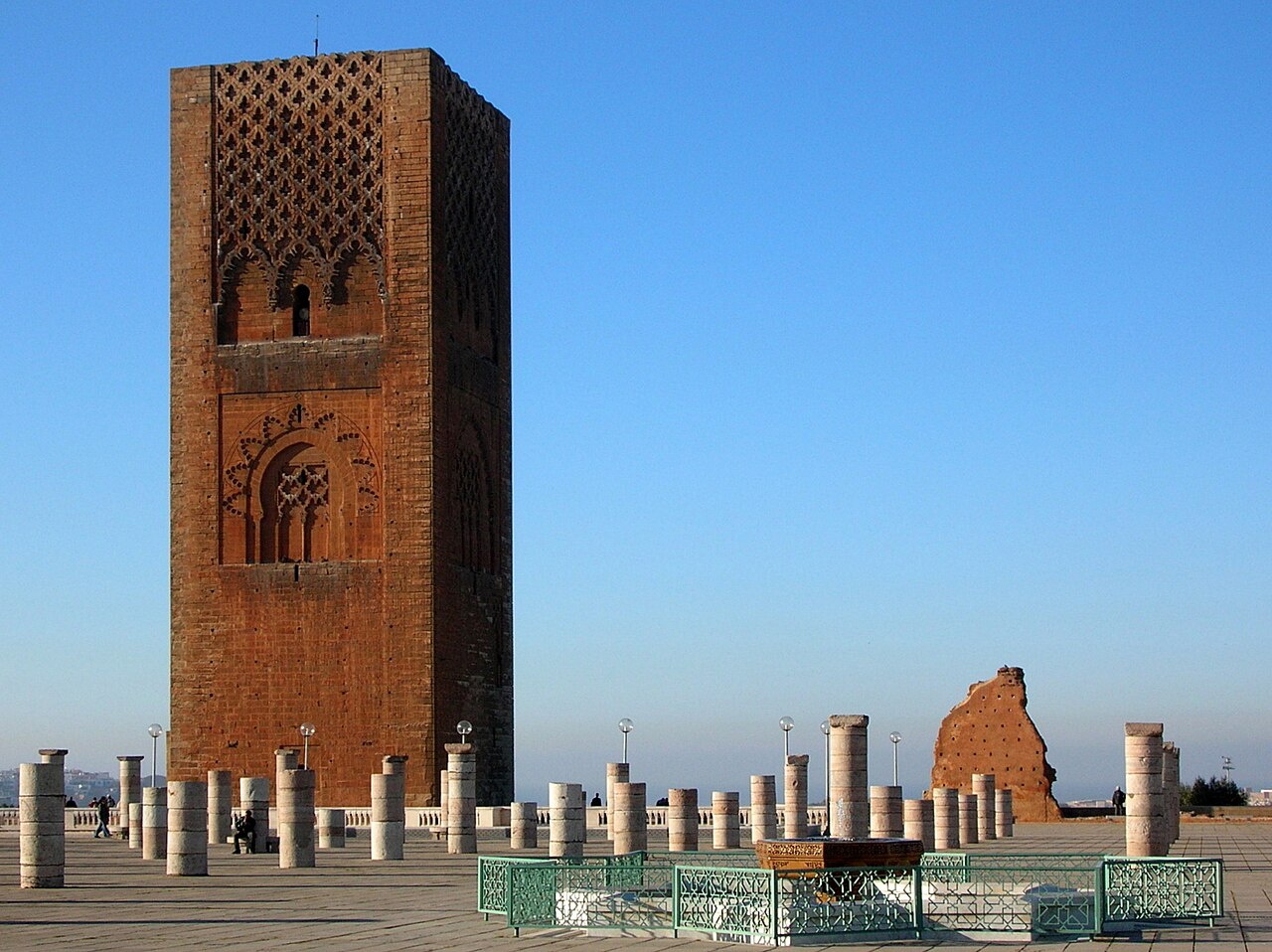 Hassan-toren en zuilen in Rabat